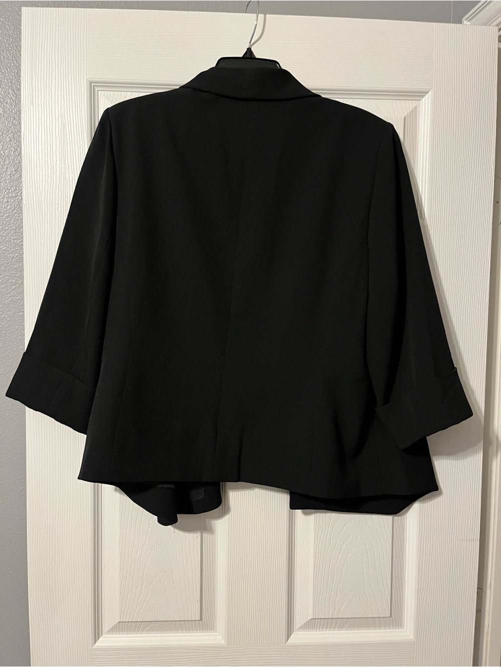 Jones Studio Black Open-Front Women's Blazer 16W - Picture 3 of 4